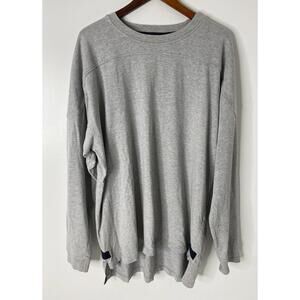 Orvis Men’s XL Long Sleeve Gray Performance Shirt Crew Neck Outdoor Hiking